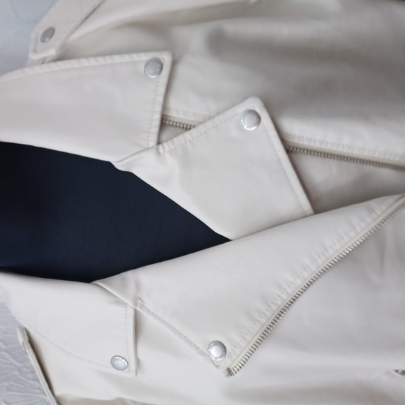 Levi Strauss & Co. Plus Faux Leather Belted Motorcycle Jacket - Picture 3 of 12